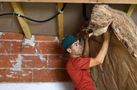 Llansantffraed tapered roof insulation